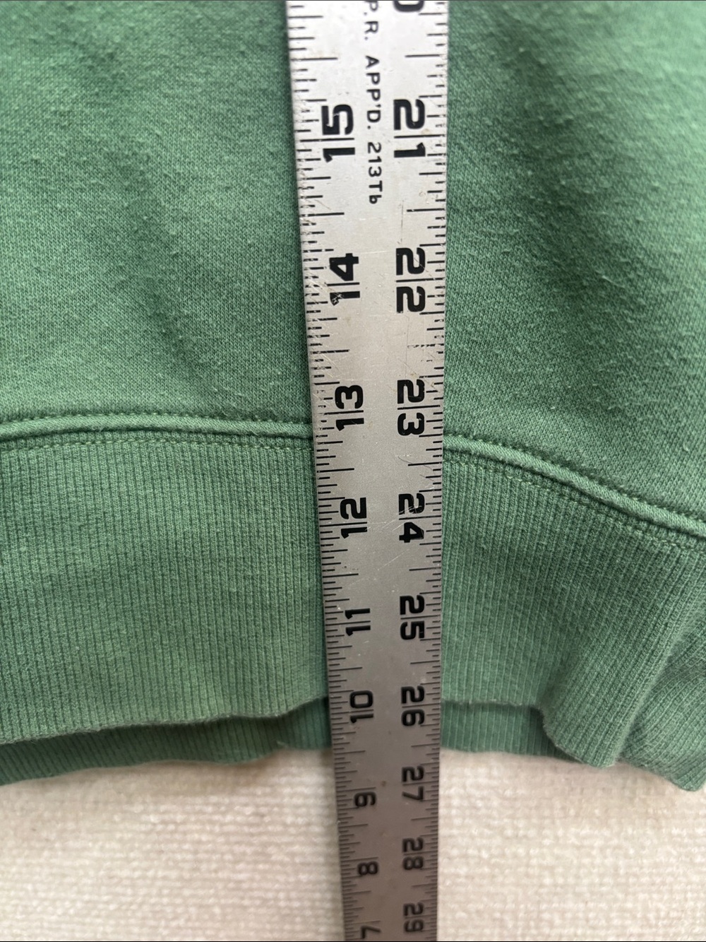 Tommy Hilfiger | medium Sage Green Crewneck Sweatshirt - Picture 2 of 6
